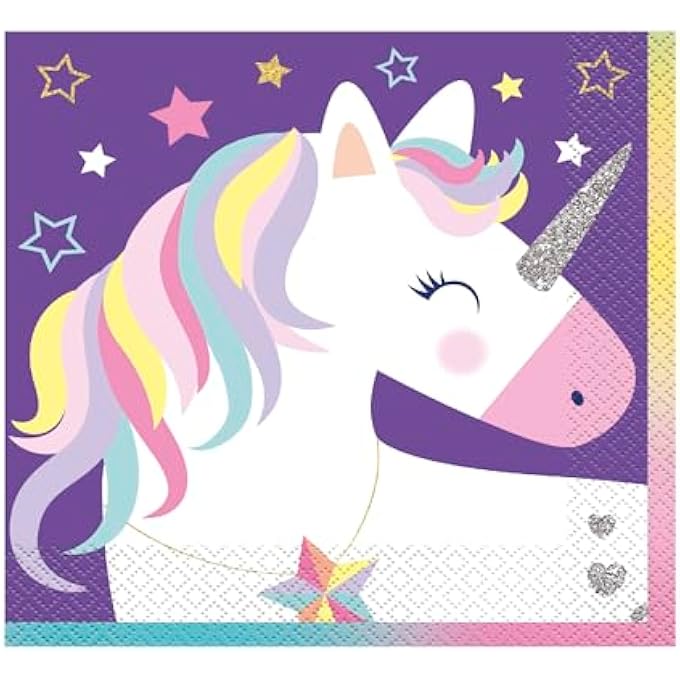 START UNICORN LUNCHEON NAPKINSPACK OF 16
